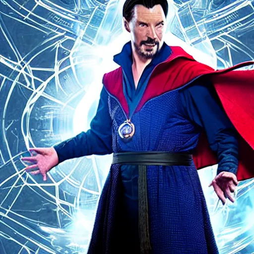 Prompt: Tom York as Dr Strange