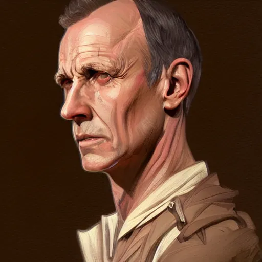 Prompt: julius caesar, headshot, painted character portrait, highly detailed, digital painting, artstation, concept art, sharp focus, illustration, art by artgerm and greg rutkowski and alphonse mucha