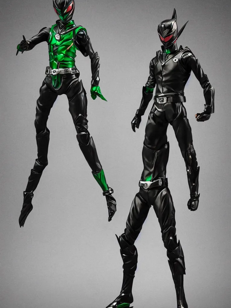 Prompt: Kamen rider black standing pose