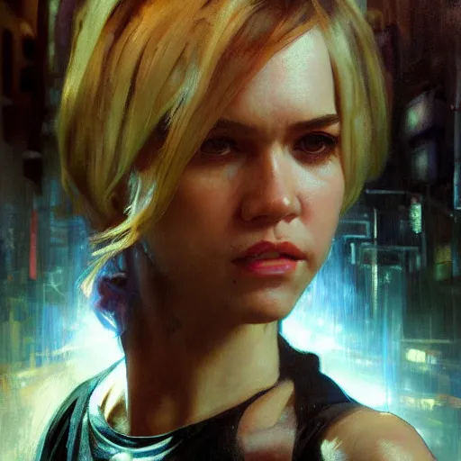 Prompt: hanna montana, full figure, long shot hyperrealistic portrait, bladerunner street, art of elysium by jeremy mann and alphonse mucha, fantasy art, photo realistic, dynamic lighting, artstation, poster, volumetric lighting, very detailed face, 4 k, award winning