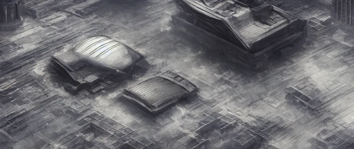 Prompt: dystopian reichstag Germany, futuristic digital painting, concept art, volumetric lighting, warm lighting, trending on artstation, high detail, sci fi, gothic, vivid colours