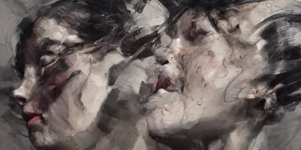 Image similar to highly detailed photography of jinx, big rocks, sharp focus, dramatic scene, aesthetic, dynamic lighting, elegant, harmony, masterpiece, by jenny saville, by ben aronson, by james jean, by roberto ferri, by jeremy mann, by lucian freud, by kent williams, high quality