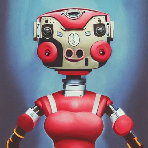 Image similar to robotic cheerleaders, pop surrealism, lowbrow, realistic, dystopian athmosphere