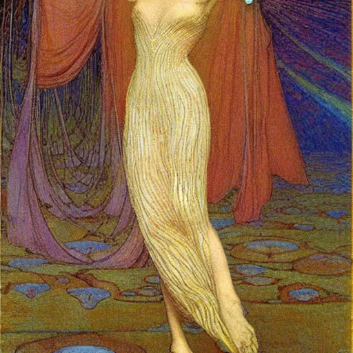 Image similar to princess by Jean Delville