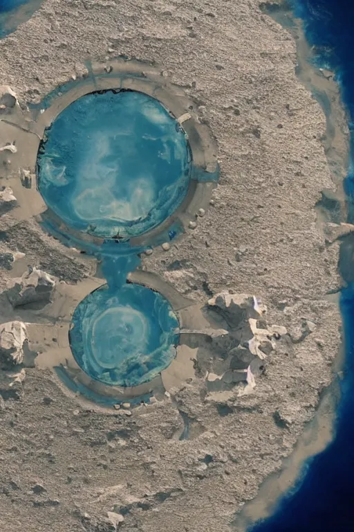 Image similar to Atlantis on Mars, hidden city
