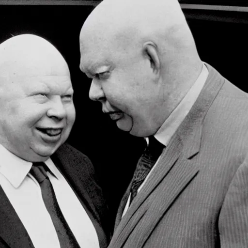 Image similar to photo of baron harkonnen with khrushchev's face