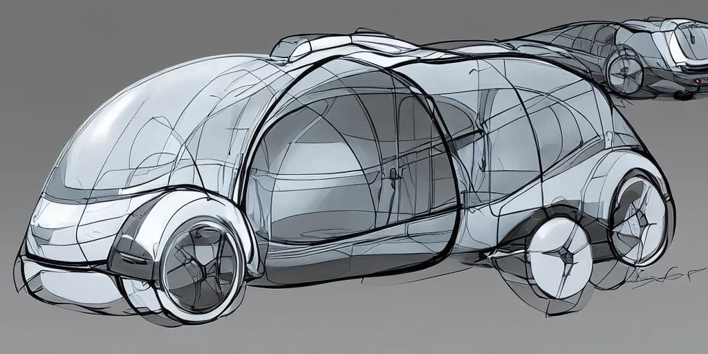 Image similar to Bubble vehicle, product design, concept art