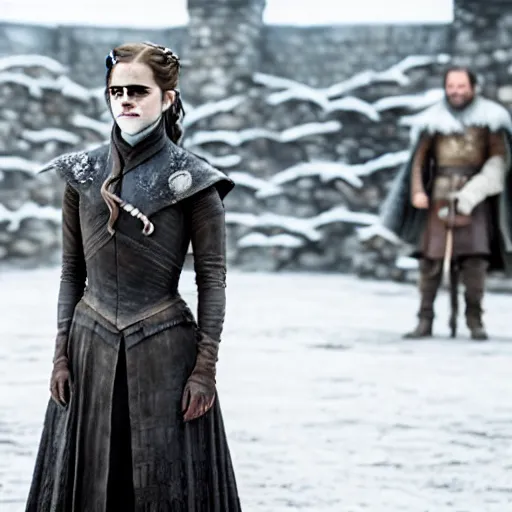 Prompt: emma watson in game of thrones