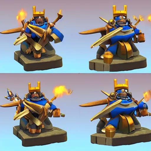 Prompt: a clash royale unit of a wind wizard, very detailed