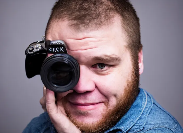 Image similar to dslr portrait photo still of shrek, 8 k, 8 5 mm, f. 1 4