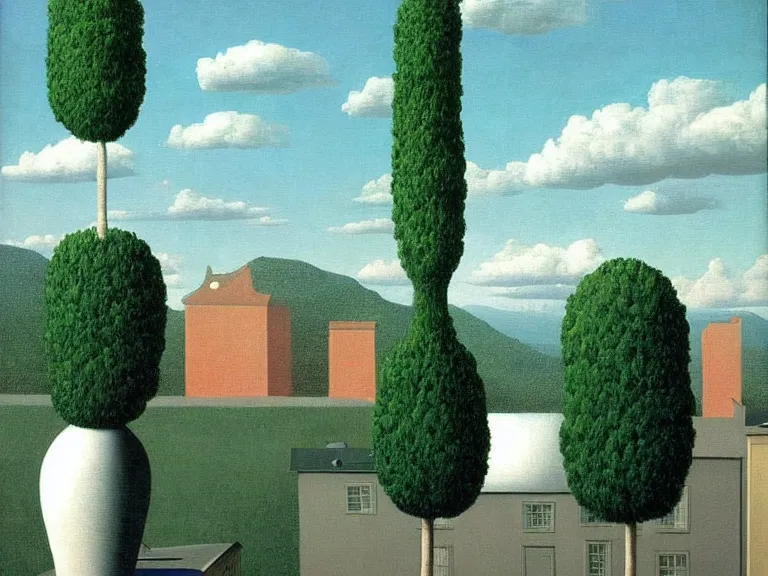 Image similar to beautiful!! painting by rene magritte, high detail, high resolution