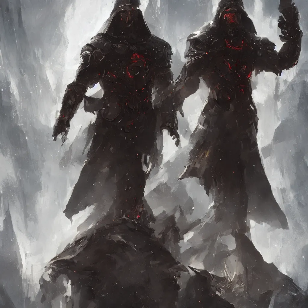 Image similar to concept art by jama jurabaev, futuristic emperor holy inquisition, cinematic shot, trending on artstation, high quality, brush stroke, full body, one character, character design