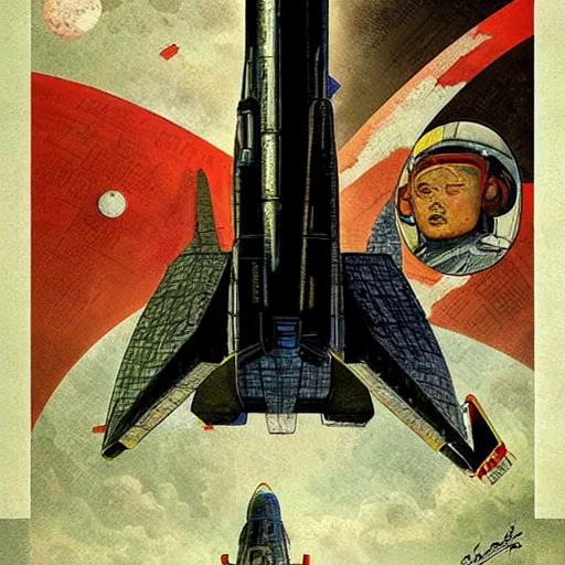 Image similar to [North Korean spaceship, poster, very detailed, cinematic lighting, matte, sharp, photography, art by enki bilal]