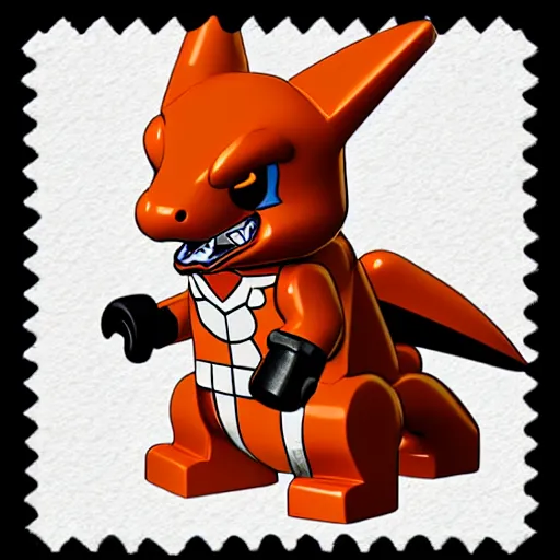 Prompt: charizard lego