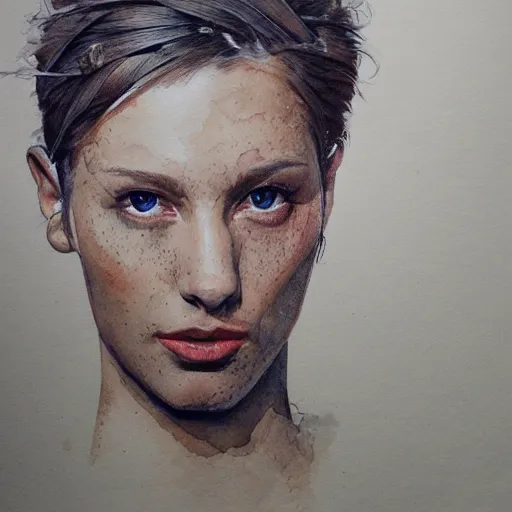 Prompt: watercolor art on paper,, highly detailed, artstation, masterpiece, award - winning