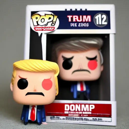 Image similar to Donald Trump as a Pop Funko figure