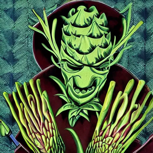 Image similar to night of the living artichokes, goosebumps book art