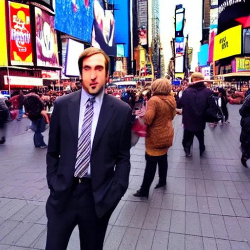 Image similar to Saul Goodman in times square