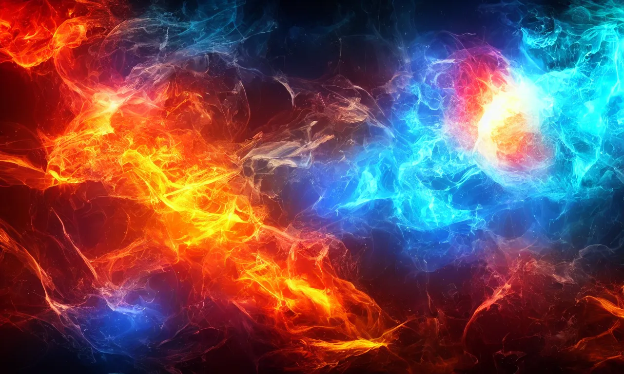 Prompt: epic abstract desktop background, hd, 4 k, fire effects, realistic