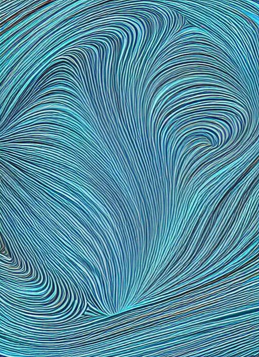 Prompt: generative fidenza flow field math art masterpiece with specific geometric math equations behind the smooth uhd 4 k 2 d fxhash nft render random generative javascript art of lines flowing in unison on the fine art canvas.