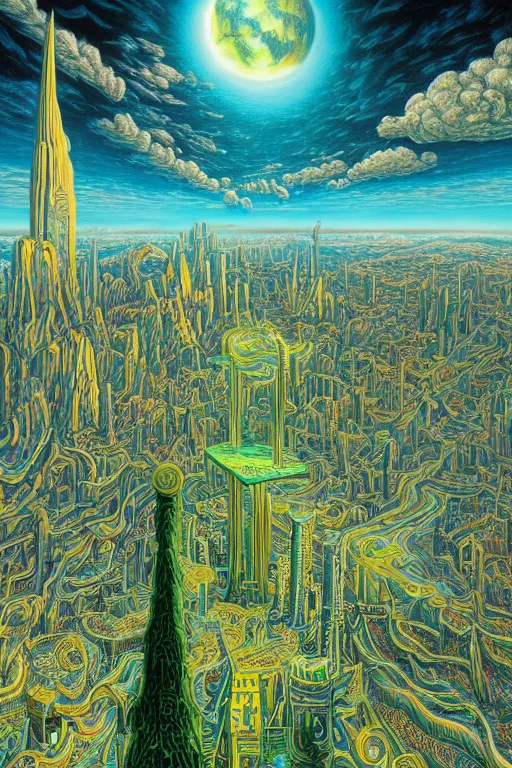 KREA - A solarpunk city on the plains of Mount Loolmalasin, intricate  details, background depth, bold colour, photorealism, intricate, elegant,  highly detailed, smooth, 8k, sharp focus