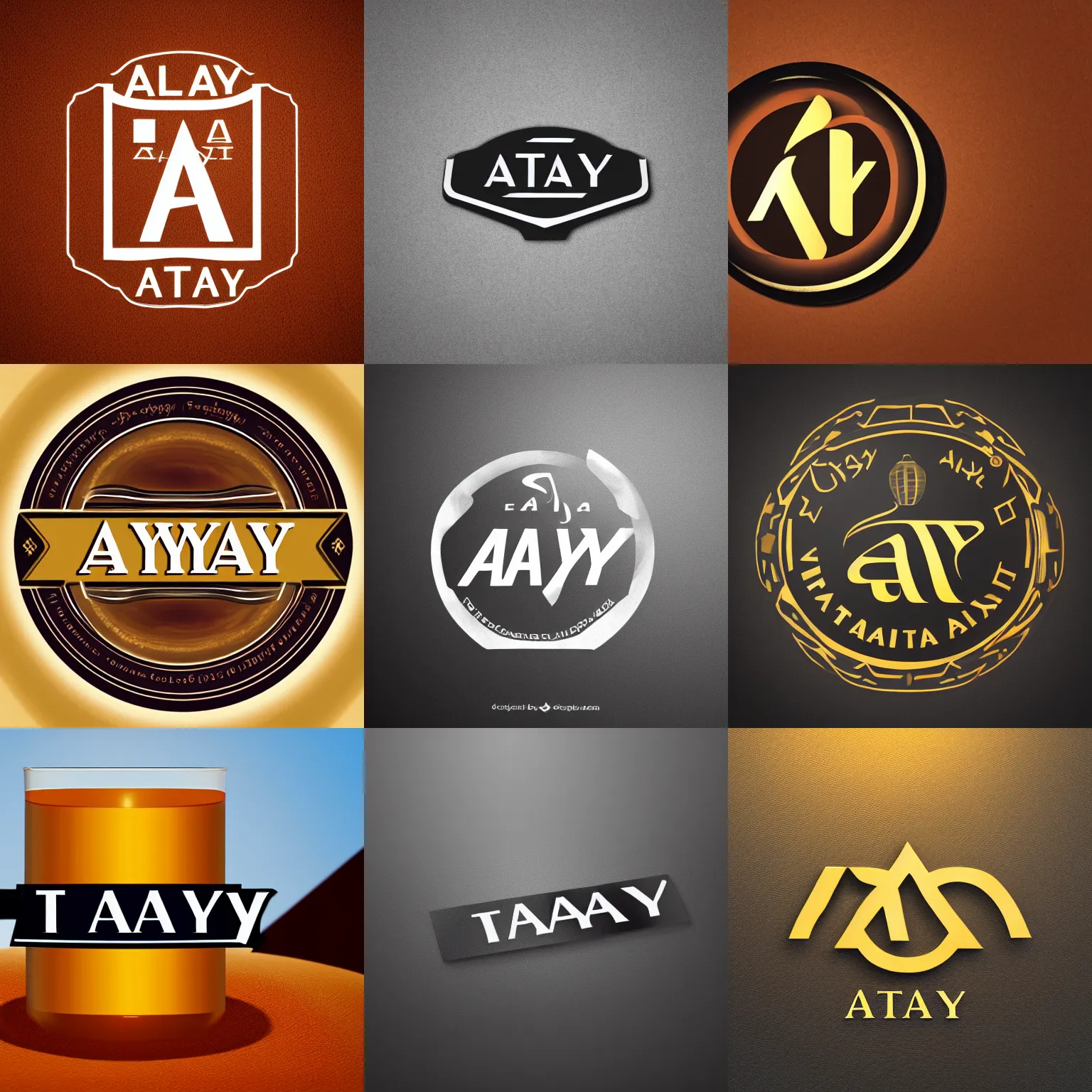 Prompt: ultra realistic logo with the name of ATAY, well designed, 8K,