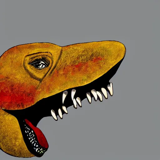 Image similar to photo of a tyrannosaurus clown