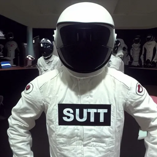 Image similar to “The Stig”