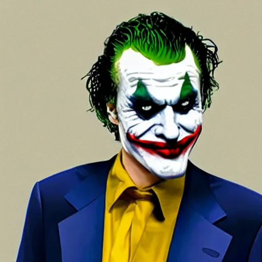 Prompt: photo of donald trump as the new joker