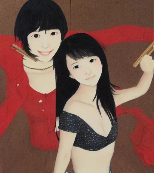 Image similar to yoneyama mai's paintings