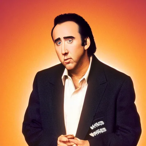 Image similar to nicolas cage on seinfeld