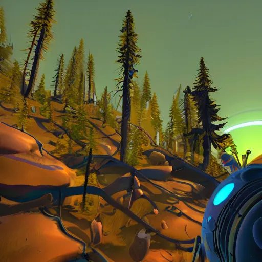 Image similar to Outer Wilds screenshot