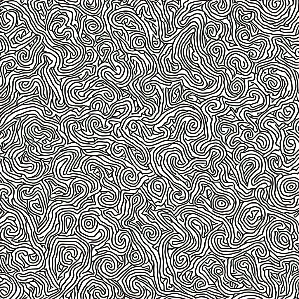 Image similar to MS paint scribbles, creative patterns