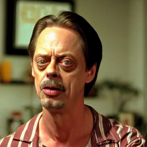 Image similar to steve buscemi still shot from movie half baked 4k