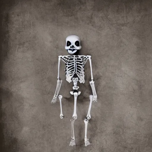 Image similar to Photograph of a pikachu skeleton, national geographic, iPhone photo