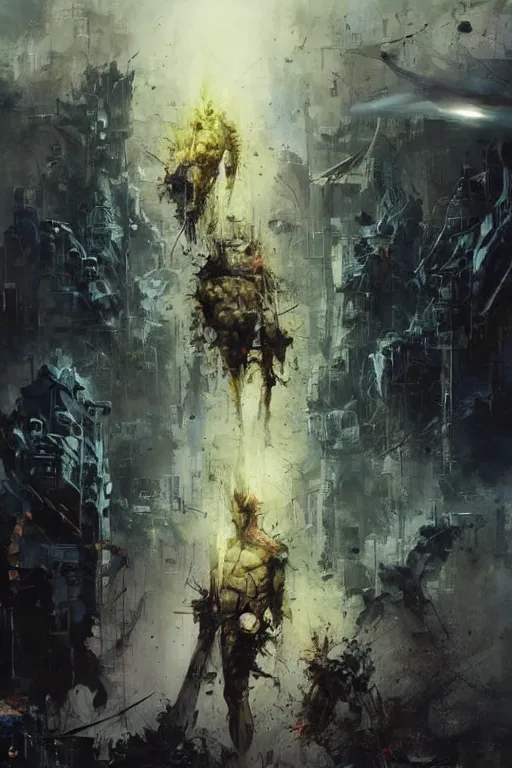 Image similar to cast out the mutant, the traitor, the heretic. for every enemy without there are a hundred within., by ryohei hase, by john berkey, by jakub rozalski, by john martin