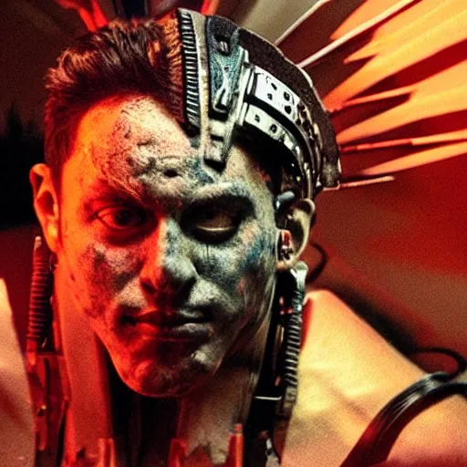 Prompt: movie still of aztec cyborg, cinematic composition, cinematic light, by alejandro jodorosky and gaspar noe