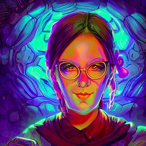 Image similar to skill magic geek inside matrix deepdream radiating a glowing aura stuff loot legends stylized digital illustration video game icon artstation lois van baarle, ilya kuvshinov, rossdraws,