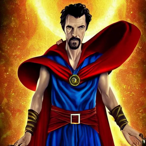 Image similar to shaggy as doctor strange, artstation hall of fame gallery, editors choice, #1 digital painting of all time, most beautiful image ever created, emotionally evocative, greatest art ever made, lifetime achievement magnum opus masterpiece, the most amazing breathtaking image with the deepest message ever painted, a thing of beauty beyond imagination or words