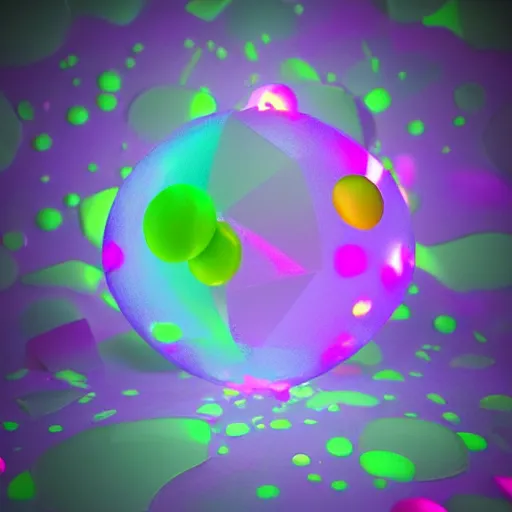 Image similar to 3 d render, magic translucent 3 d shapes, caustics, studio lighting, gemstone, magical, glowing, fruit candy, gushers, soft 3 d geometrical shapes, juicy, octane render, soft, high definition, beautiful mesh gradient colors, 1. 0 transmission, visual particles and static surrounding, clean aesthetic, blender, redshift, white background, ethereal