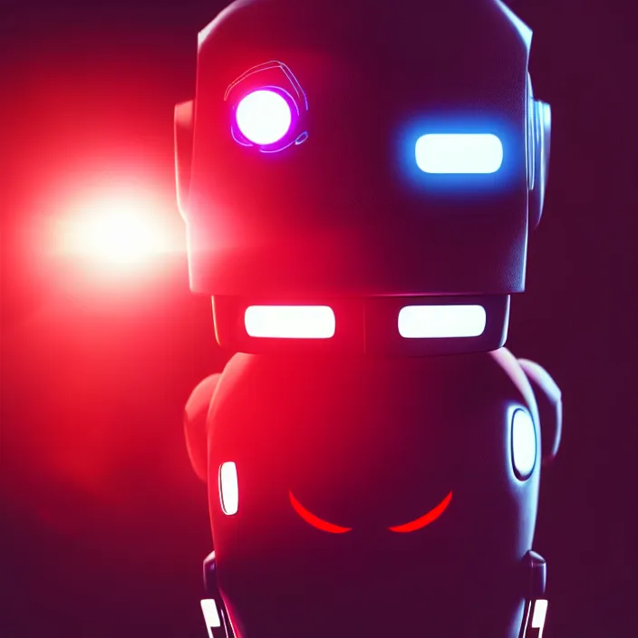 Image similar to a photo of a robot with red eyes playing video games, cool, hd, intricate details, soft lighting, cyberpunk, cinematic, beautiful