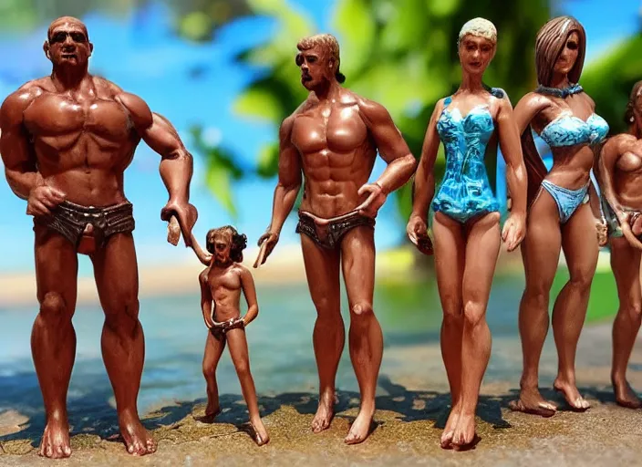 Image similar to Image on the store website, eBay, Full body, highly detailed 80mm resin figure of People dressed in vacation attire