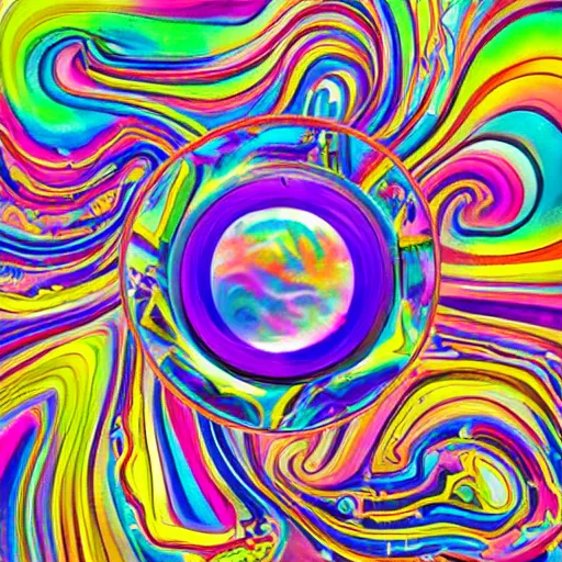 Image similar to Yo-Yo art in the style of Lisa Frank