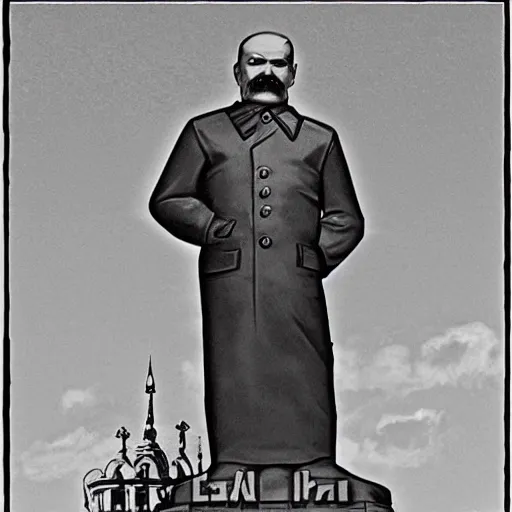 stalin, tom of finland style, lenin, on the beach | Stable Diffusion ...