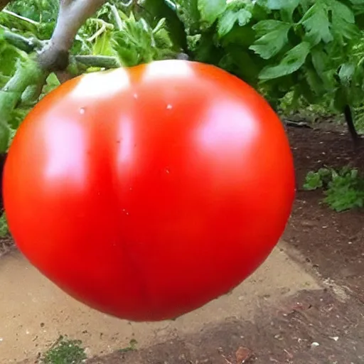 Prompt: obese tomato.