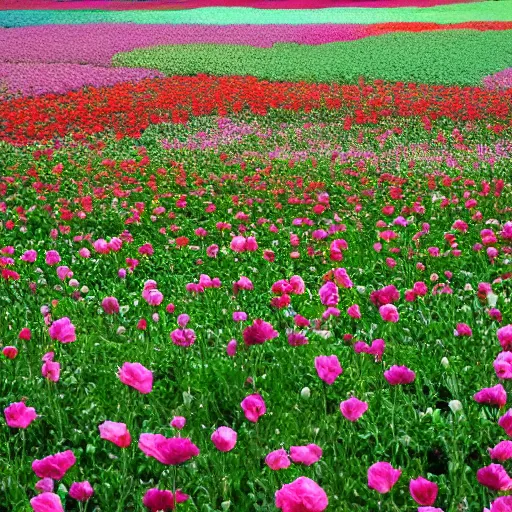 Image similar to flower field