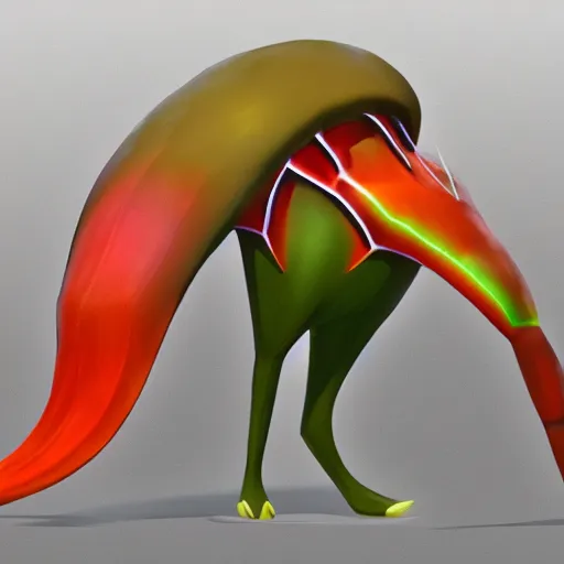 Image similar to a pokemon that looks like a nepenthes fusca, digital art. trending on art station, unreal engine.