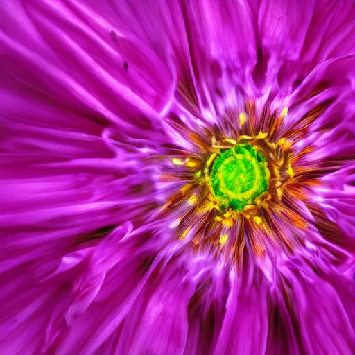 Image similar to an alien flower, 8k HD photo