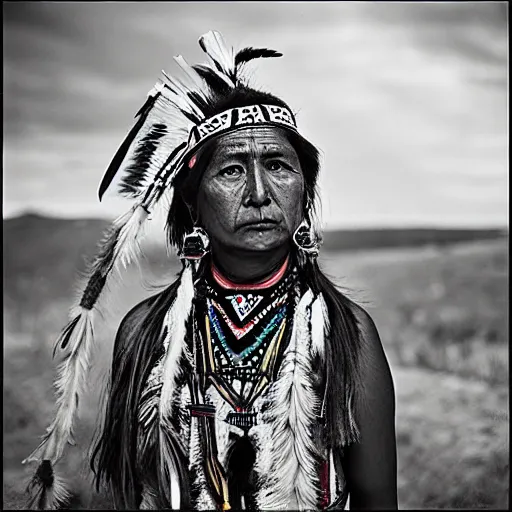 Image similar to national geographic photography of native tribes people