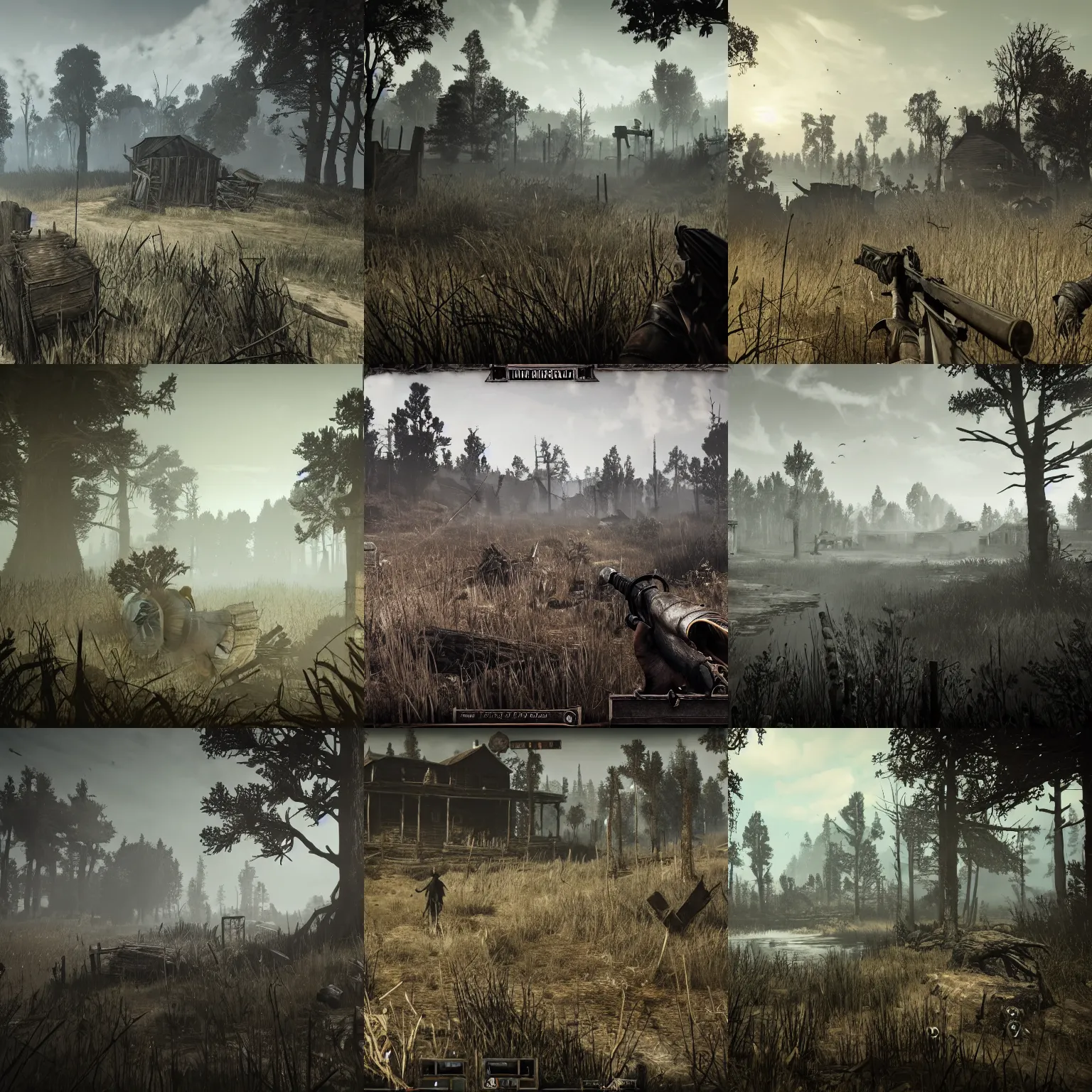 Image similar to hunt showdown landscape